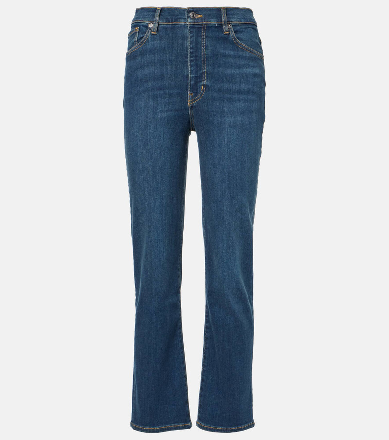 Le Sleek high-rise straight jeans - 1