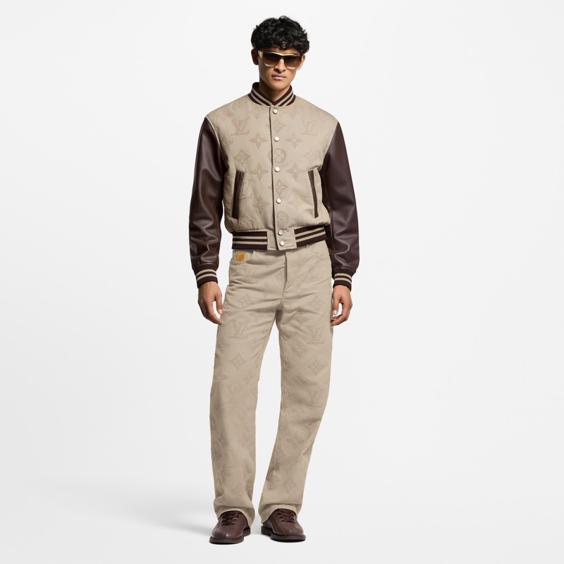 Louis Vuitton Monogram Embroidered Skate Pants outlook