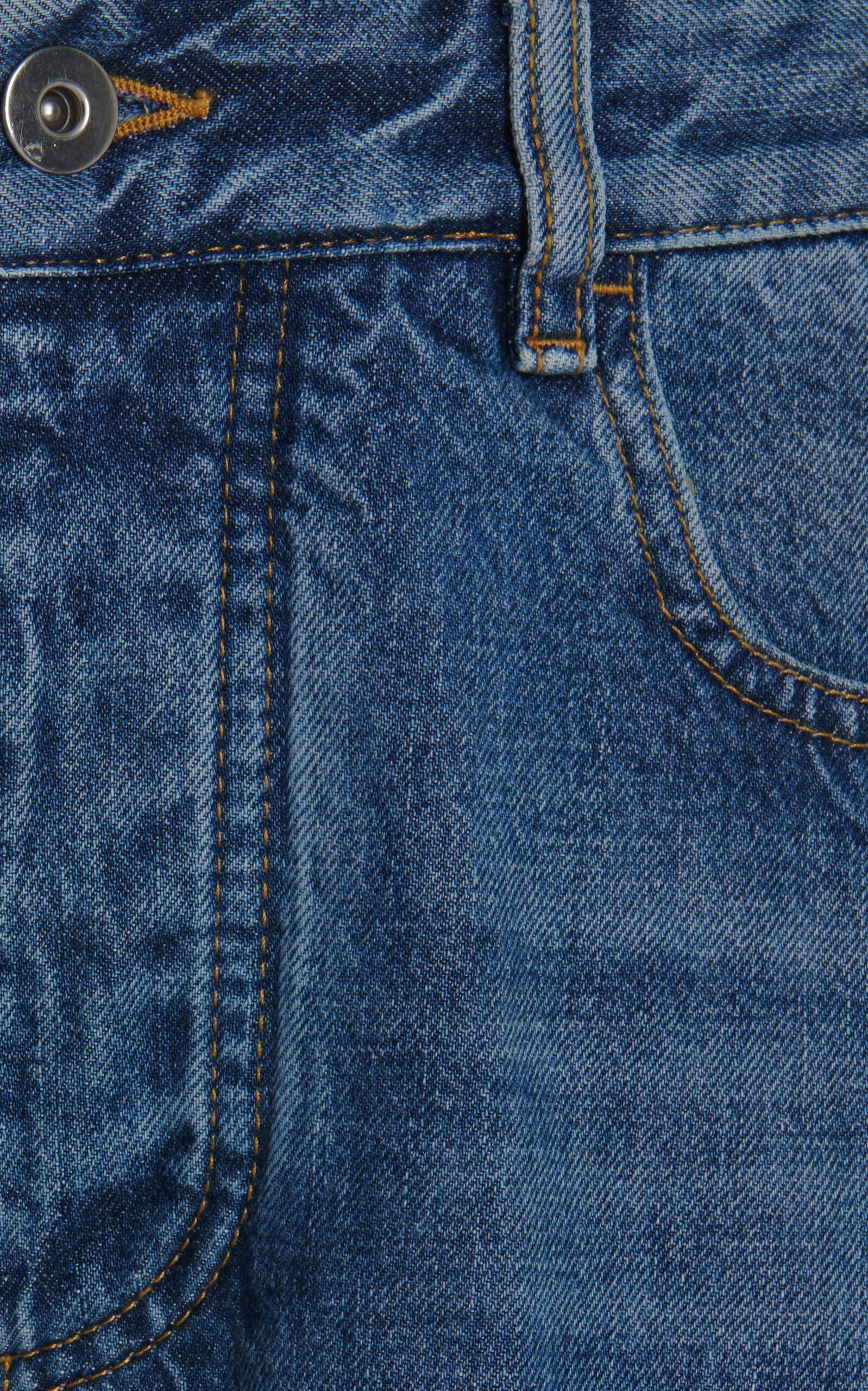 Rigid High-Rise Palazzo Jeans medium wash - 5