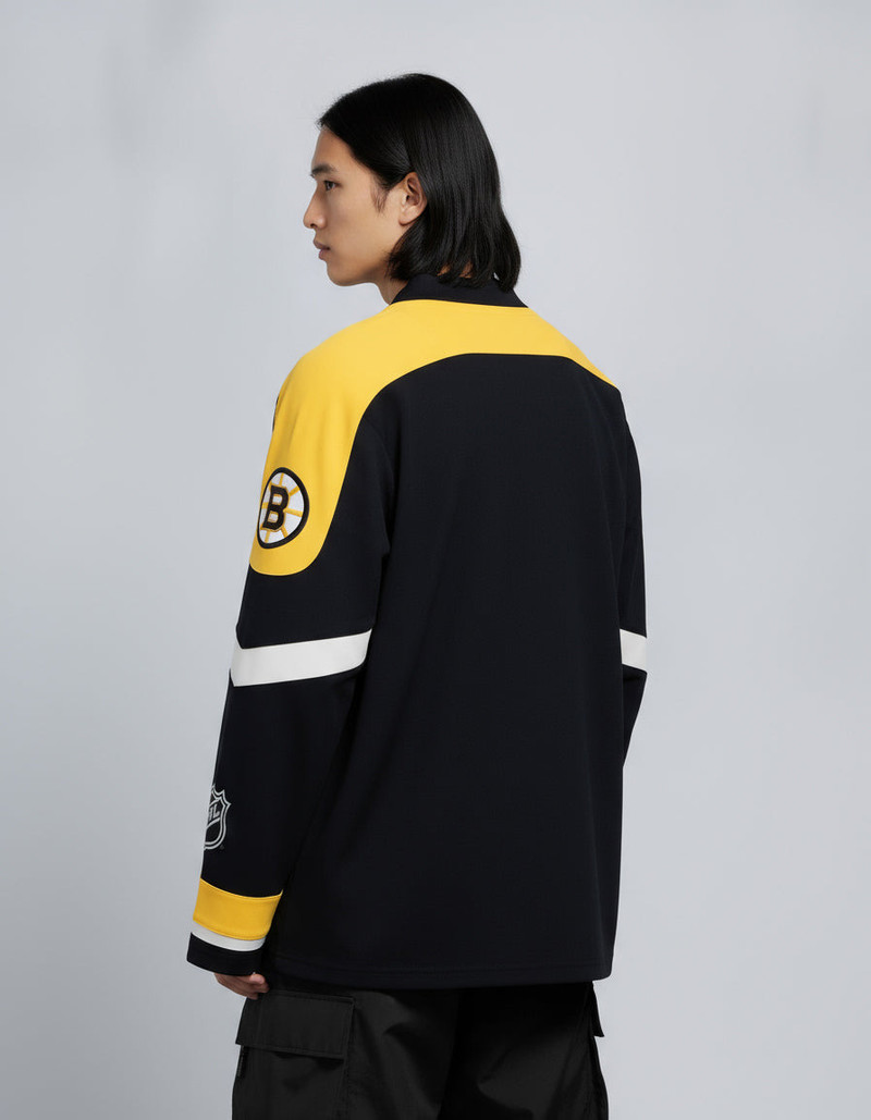 NHL X MOOSE KNUCKLES BRUINS POLO 4