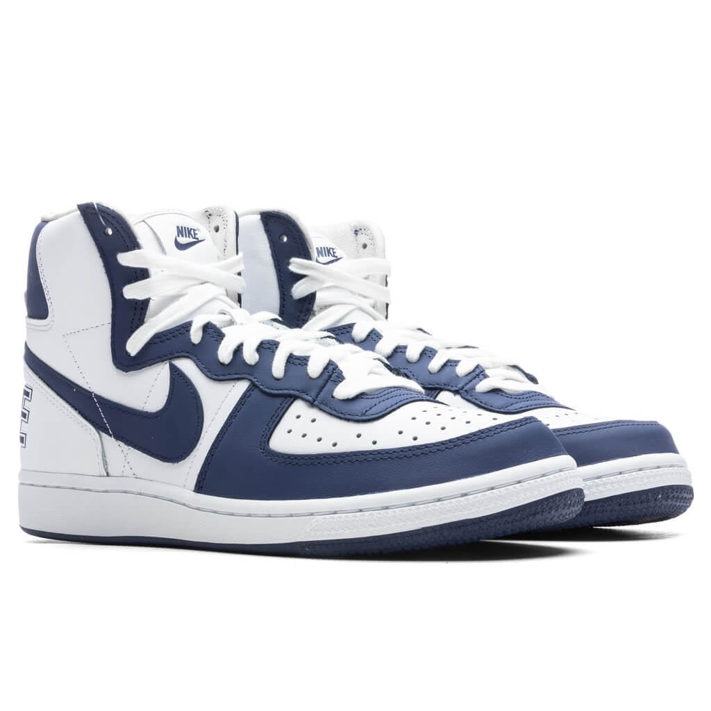 COMME DES GARCONS HOMME PLUS X NIKE TERMINATOR HIGH SP - WHITE/DEEP ROYAL - 2