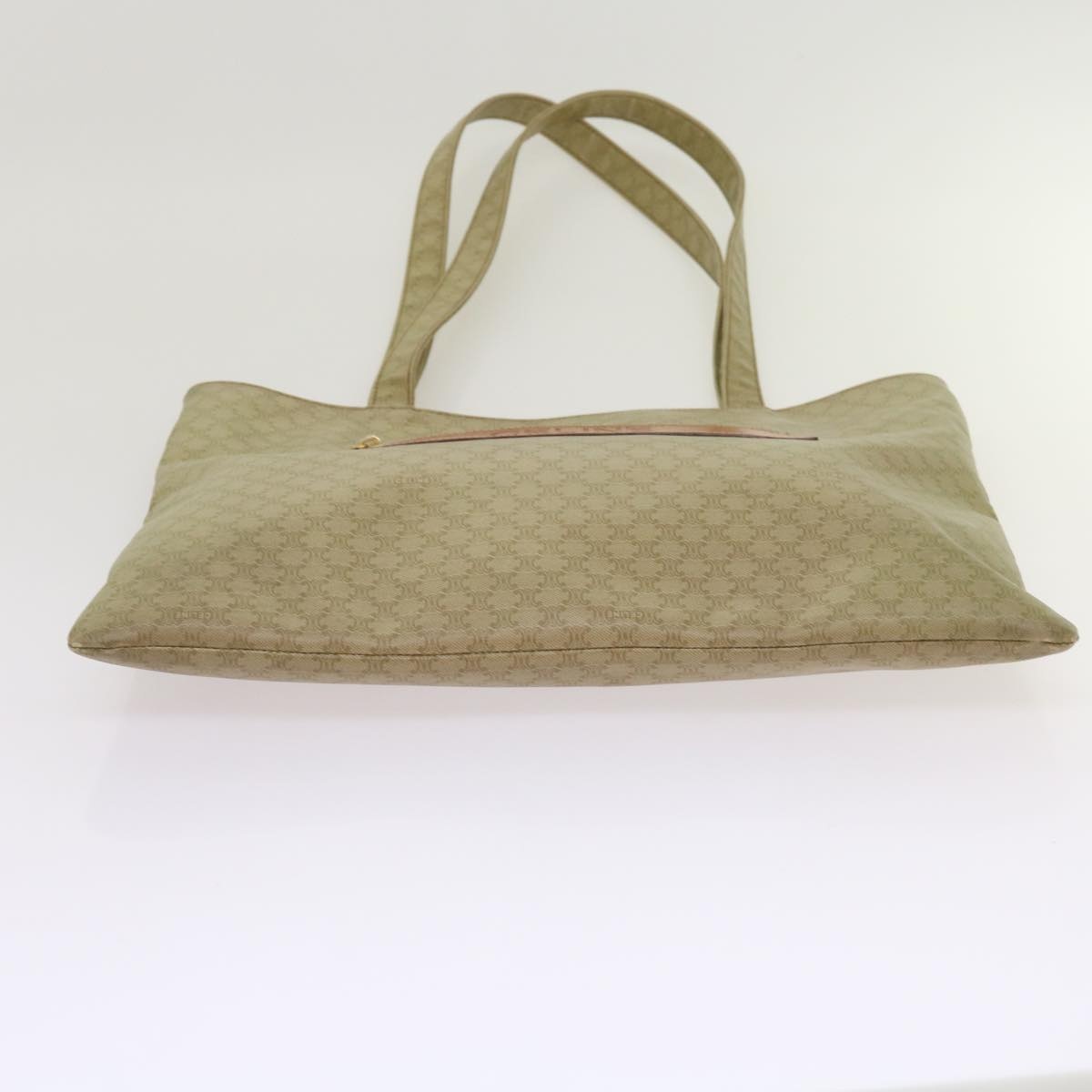CELINE Macadam Canvas Tote Bag Beige - 10