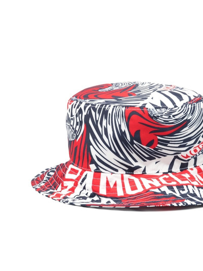 Moncler logo-print bucket hat outlook