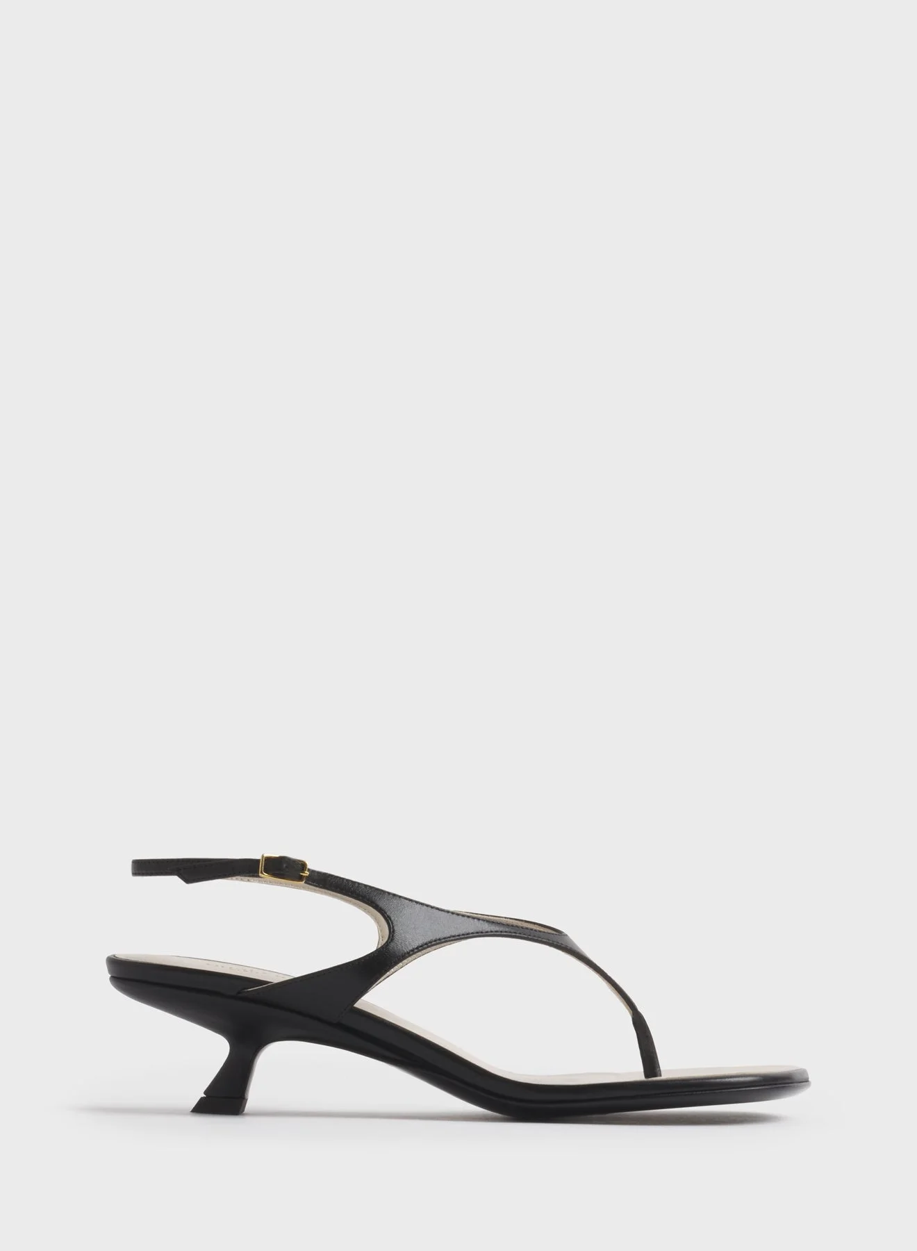 Black thong strap sandals 45 - 1