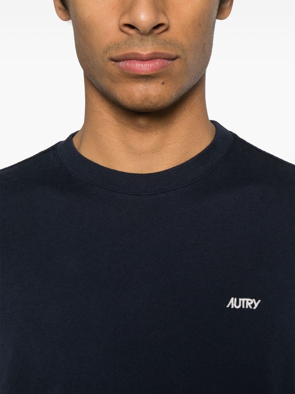 logo-embroidered T-shirt - 5