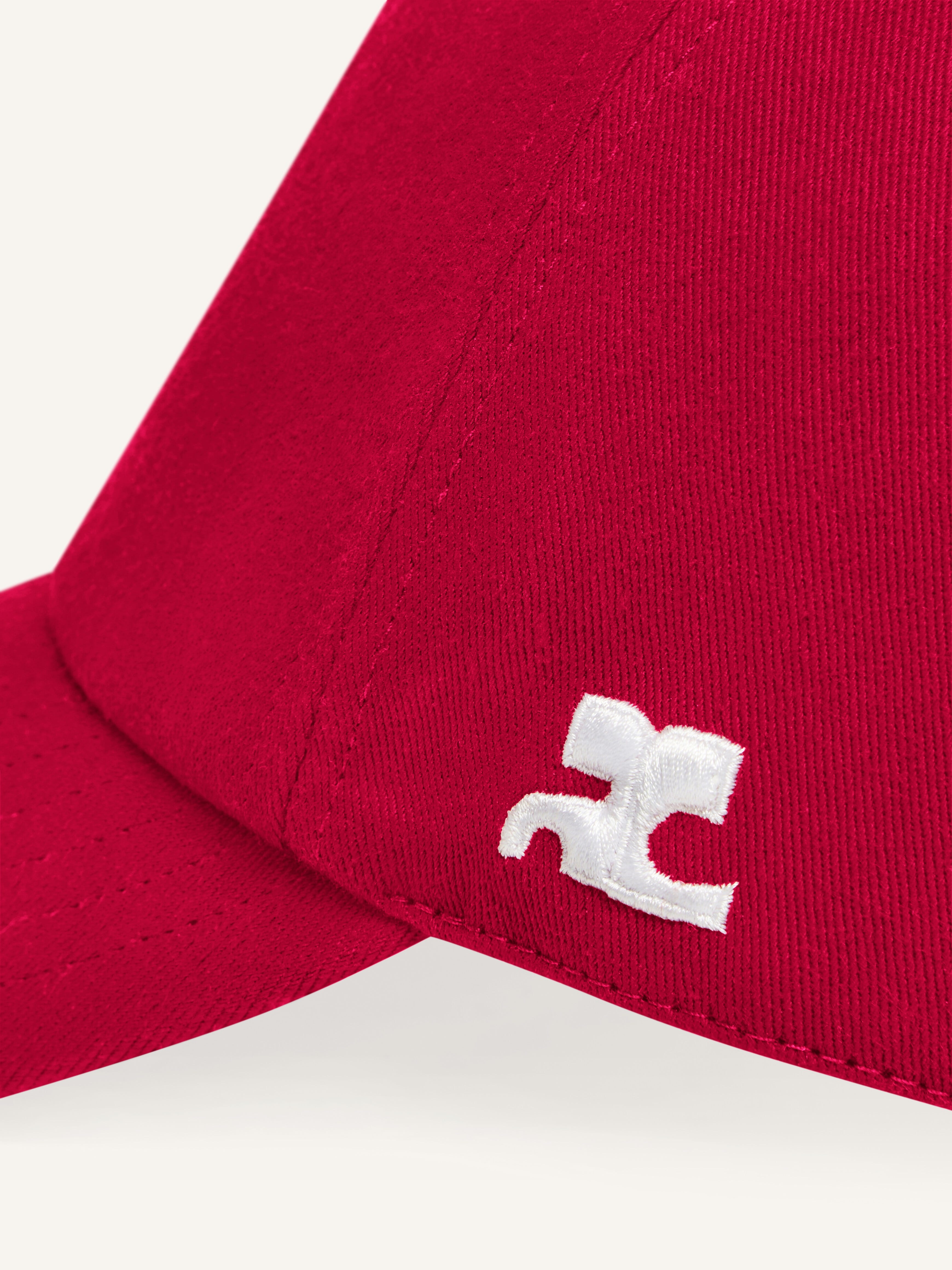 【Courrèges】 Cotton Signature Cap M SIGNATURE AC COTTON CAP - courrèges