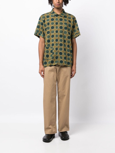 Engineered Garments zalij-pattern cotton shirt outlook