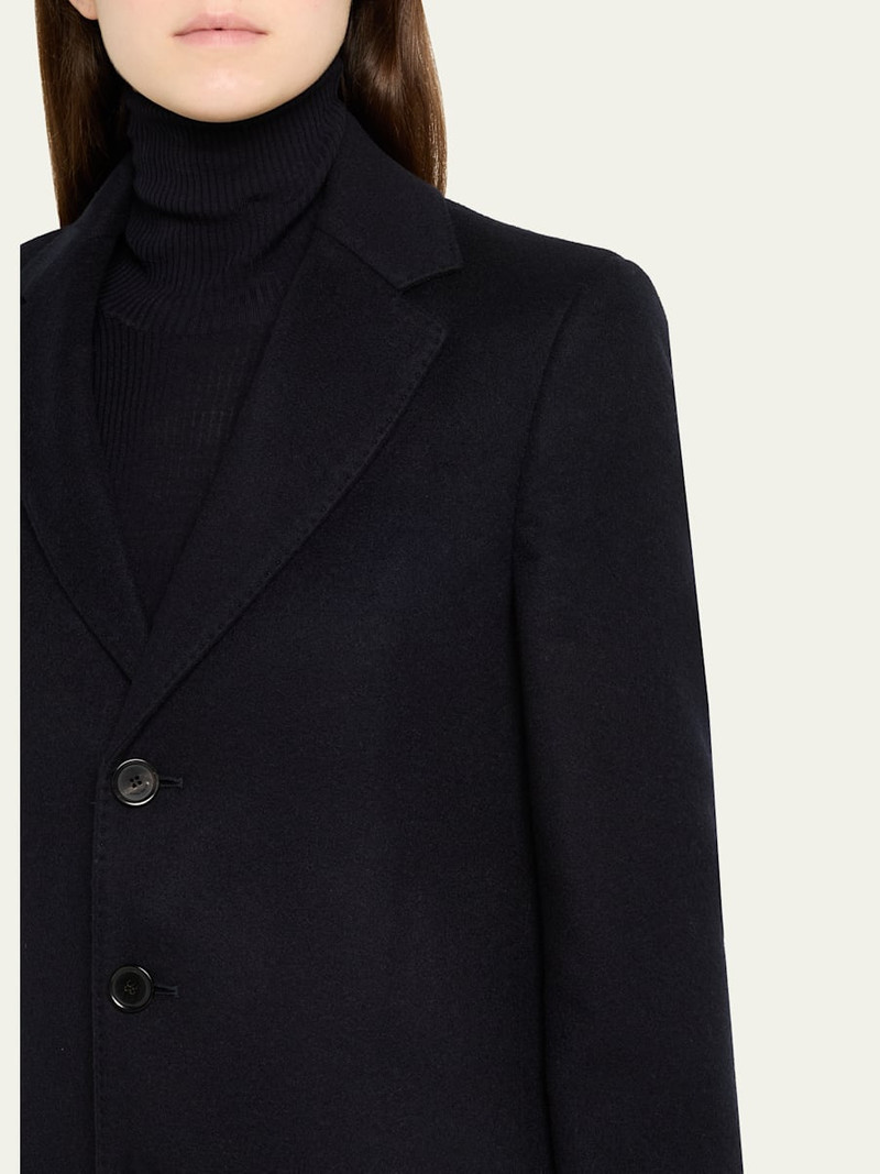 Loro Piana Alby Single-Breasted Cashmere Coat outlook