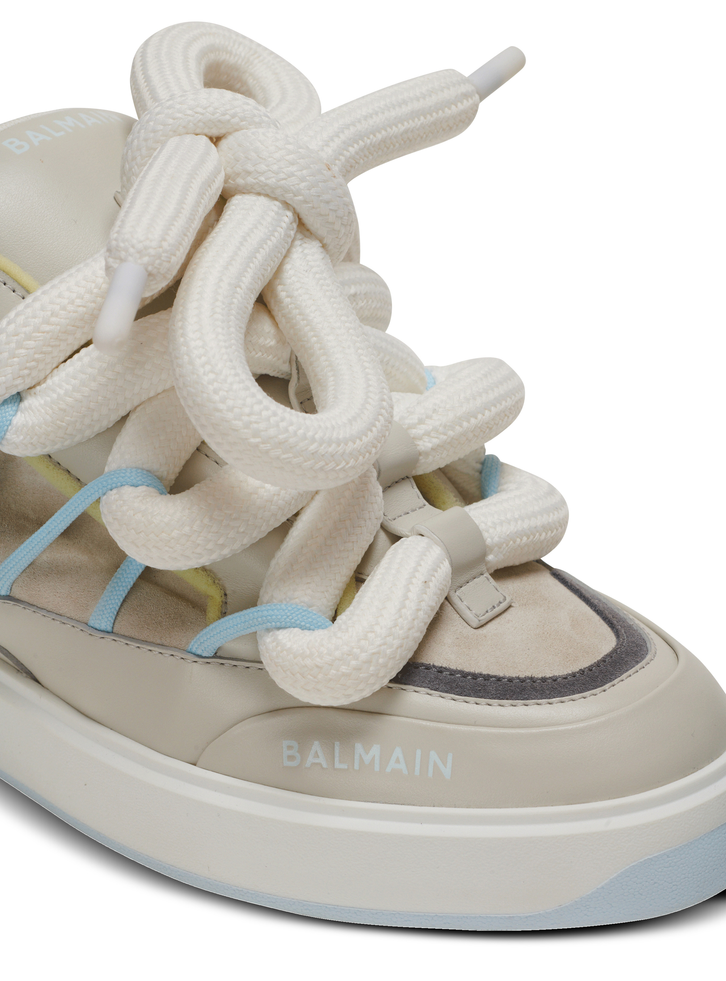 B-Court Puffy Skate sneakers in calfskin and suede - 7