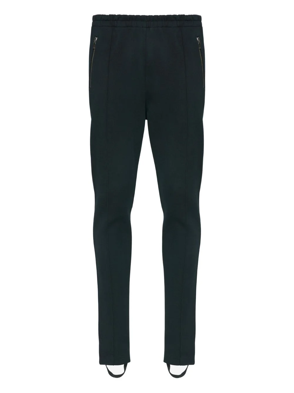 side-stripe zip-detail trousers - 1