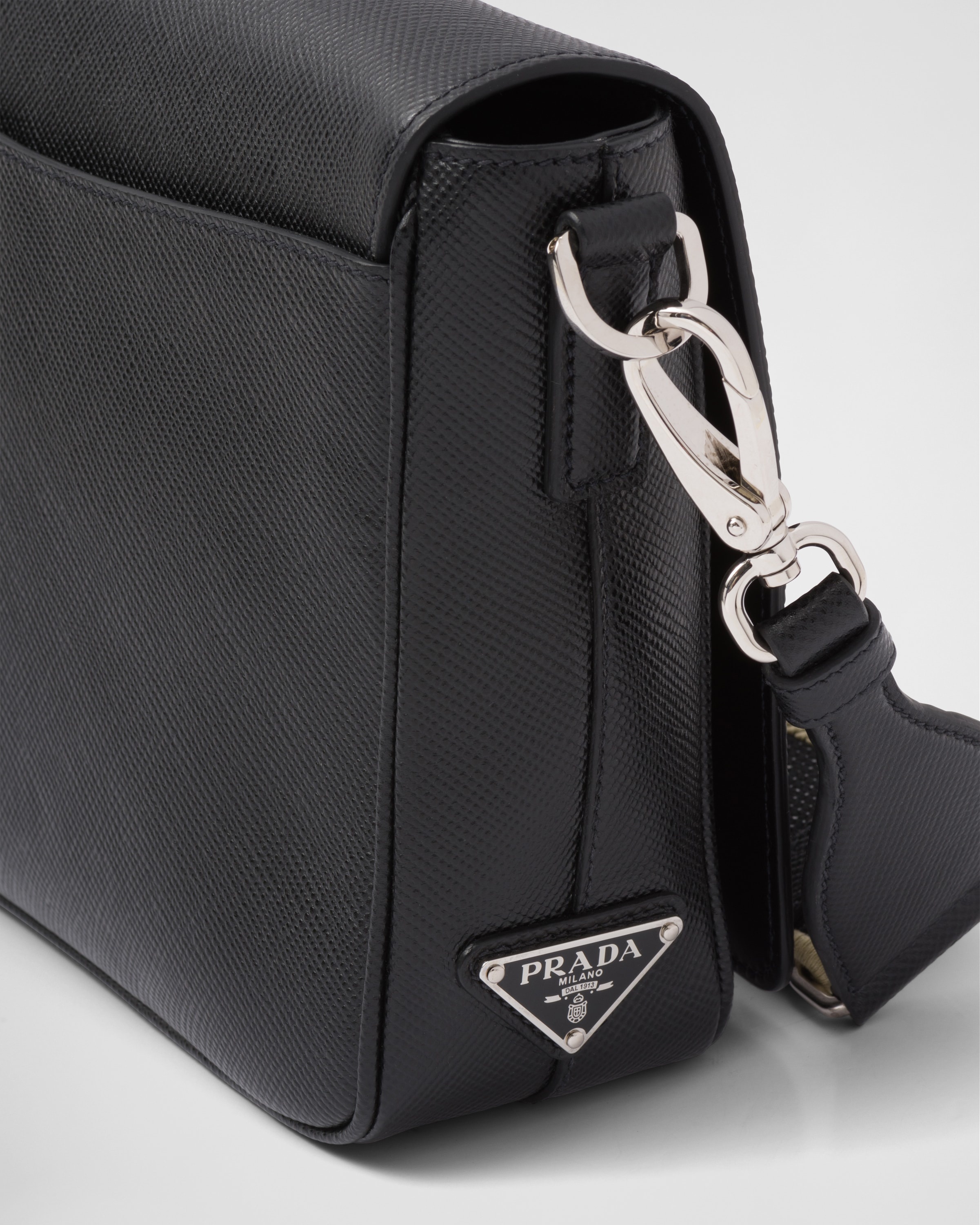 Saffiano leather shoulder bag - 6