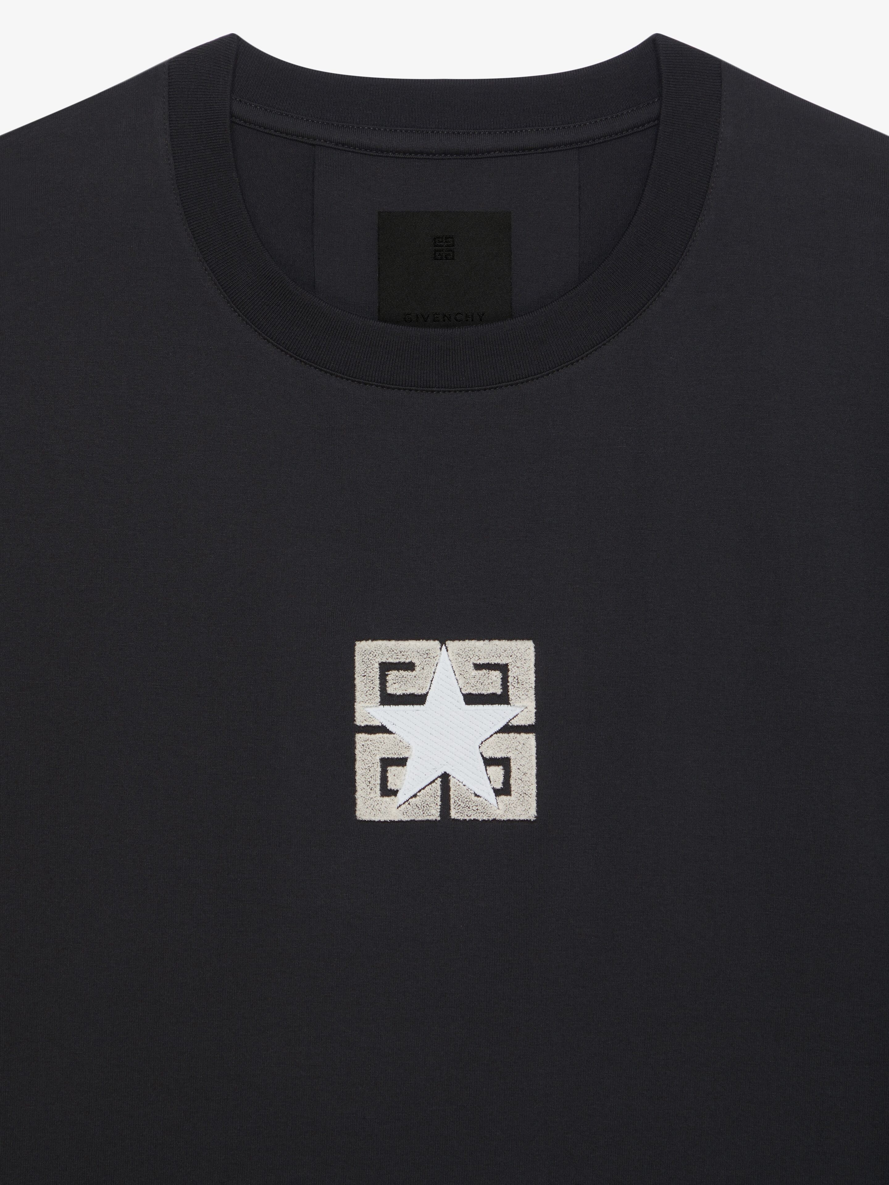 4G STARS BOXY FIT T-SHIRT IN COTTON - 5