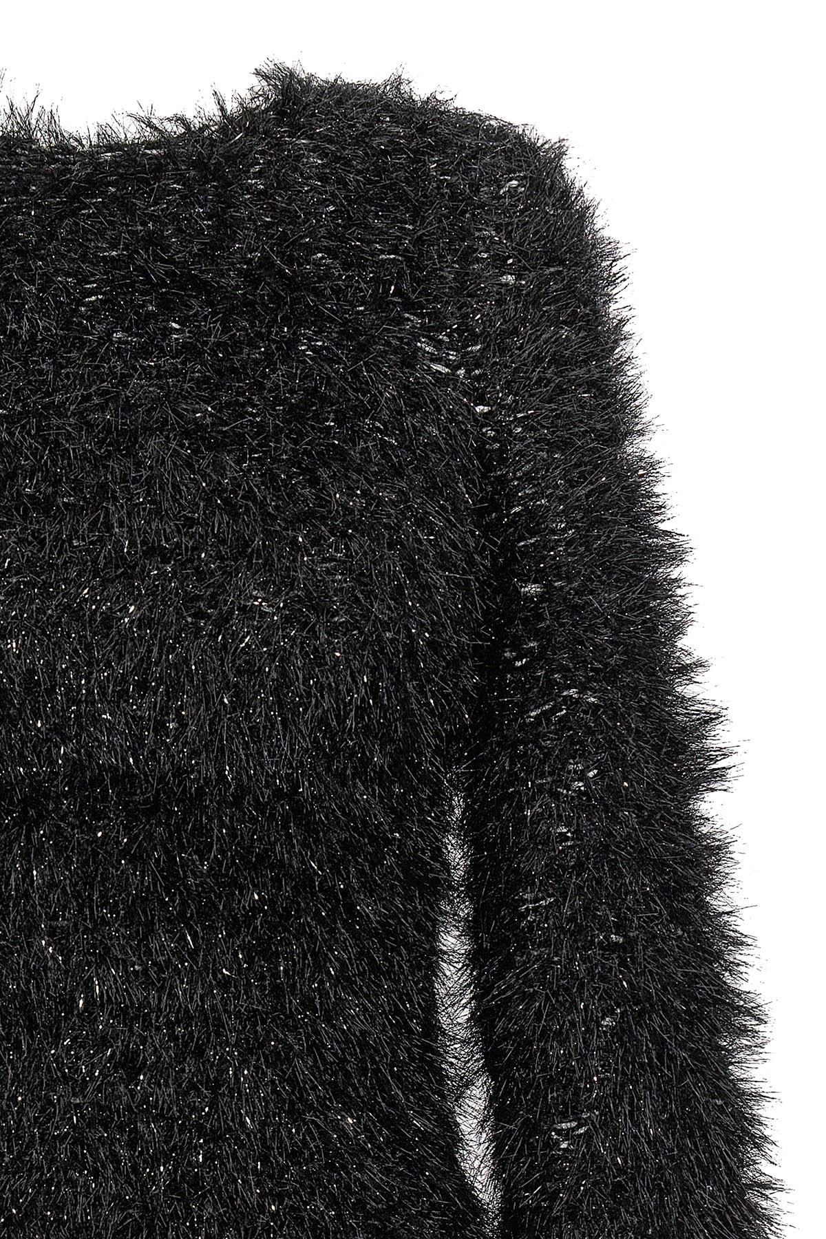 Cut-out lurex sweater - 4