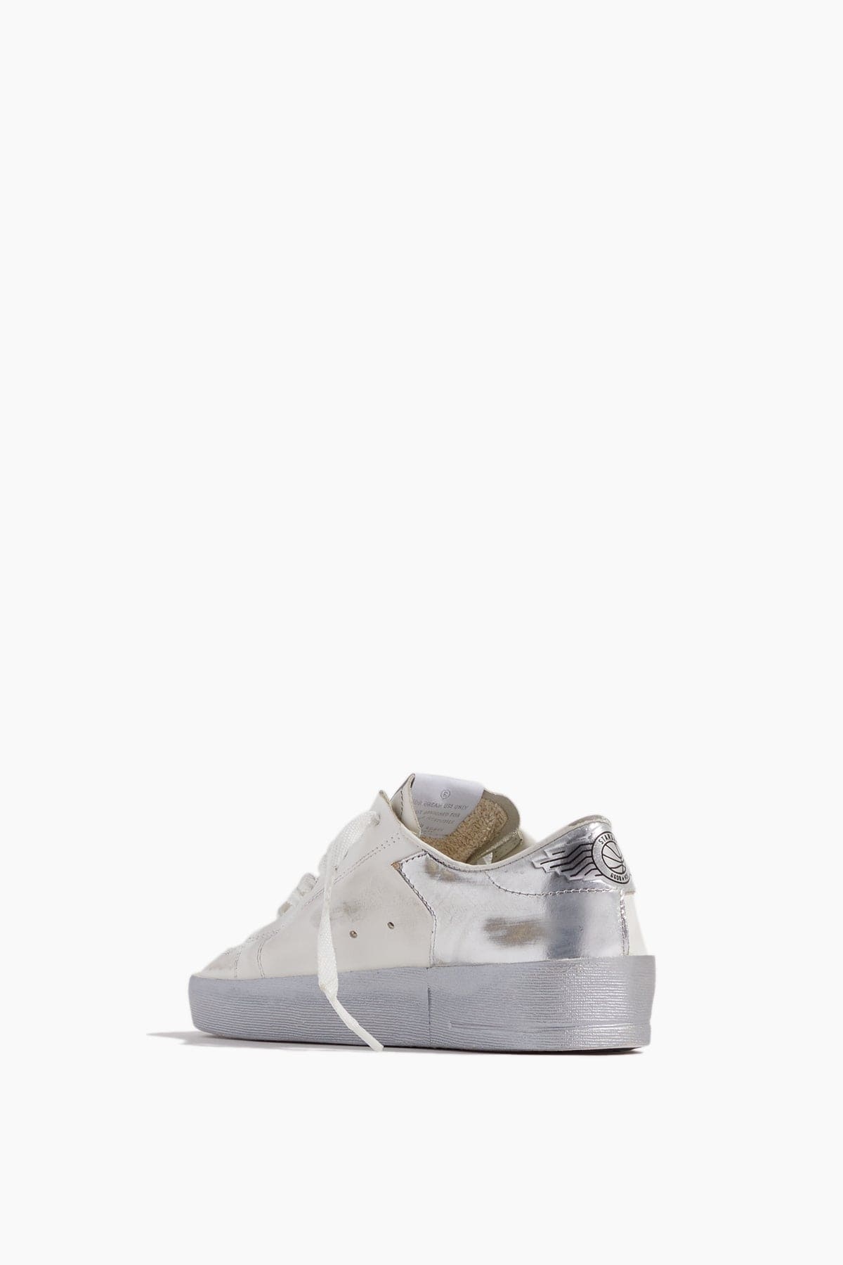 Stardan Sneaker in White/Silver - 3