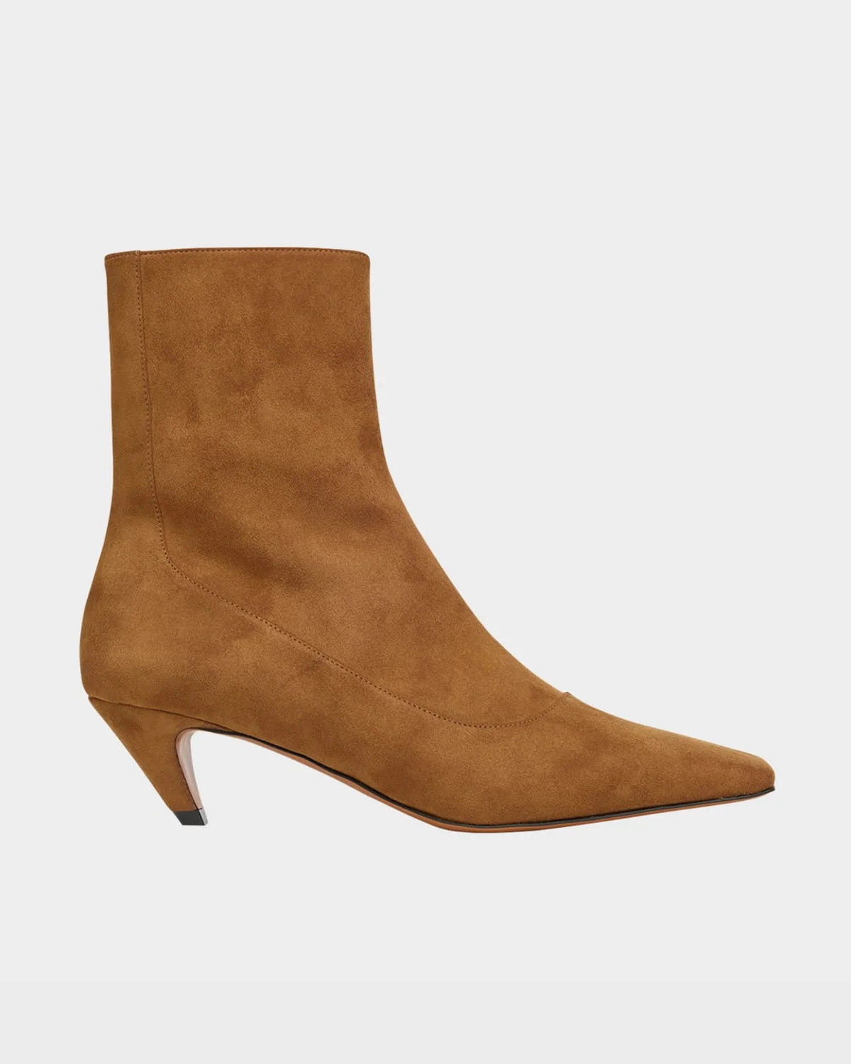Spur Vegan Suede Ankle Booties - 1