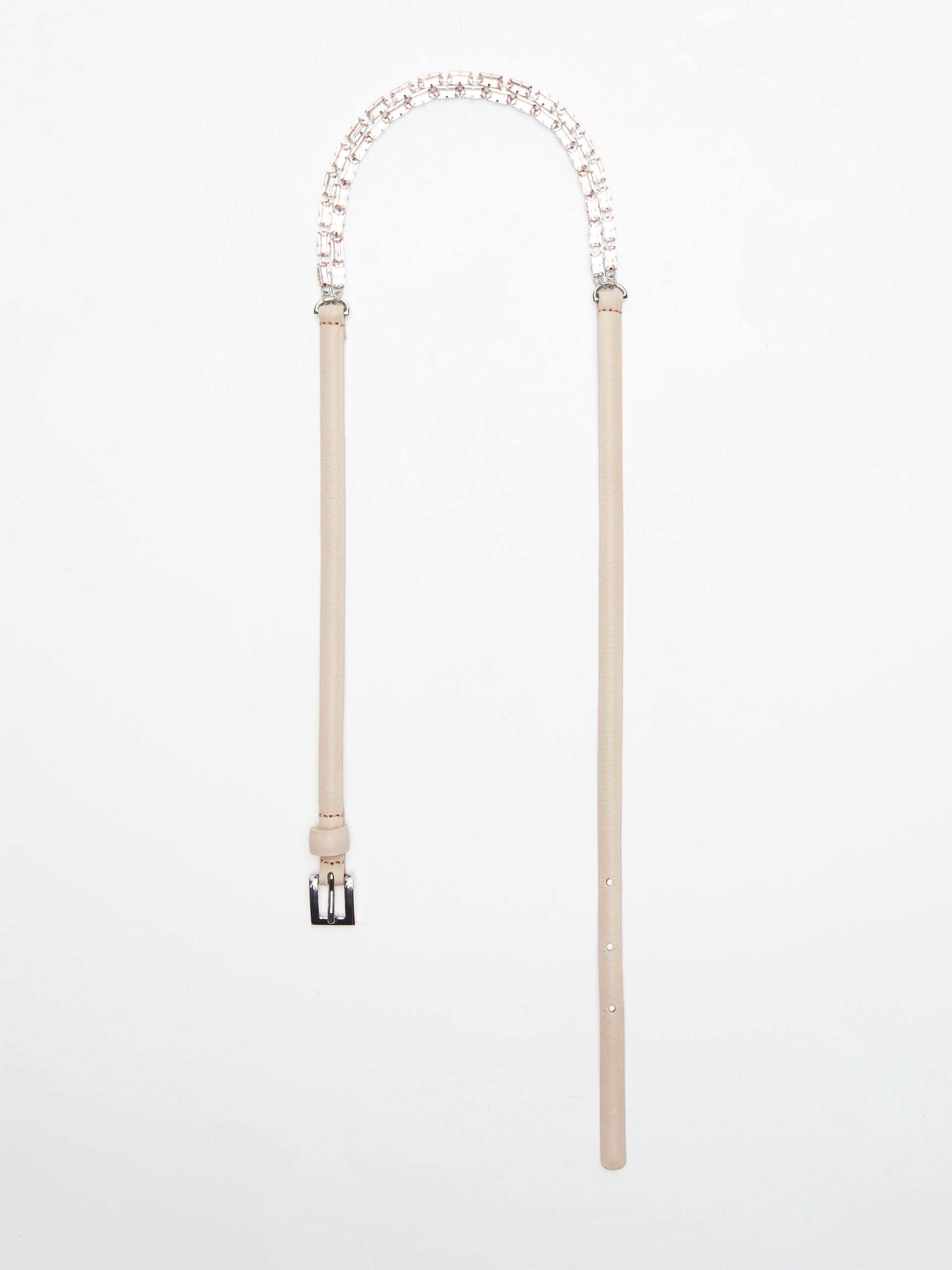 GIOIELLO Crystal-embellished leather belt - 2