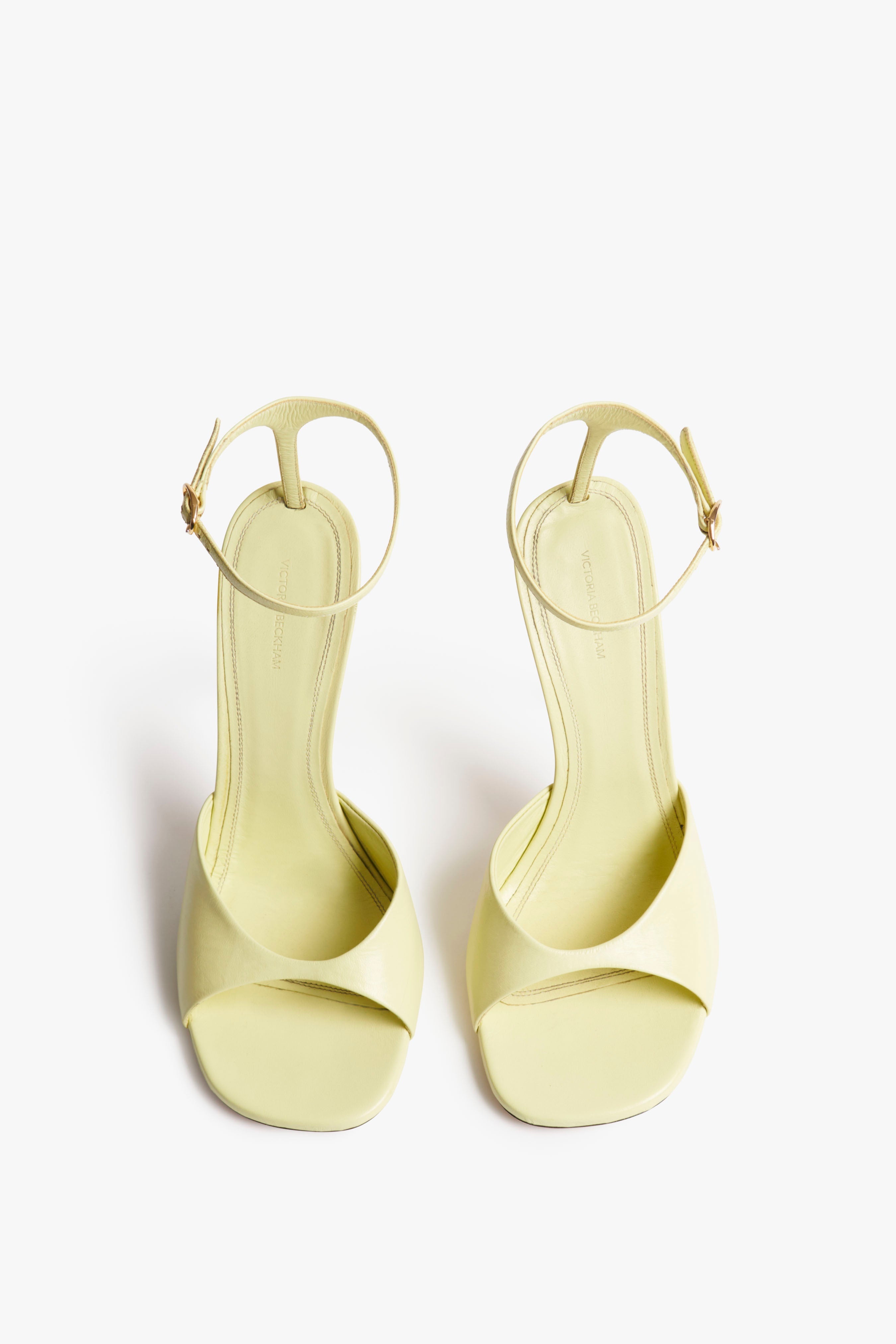 Destiny Sandal 115mm in Pastel Yellow - 2