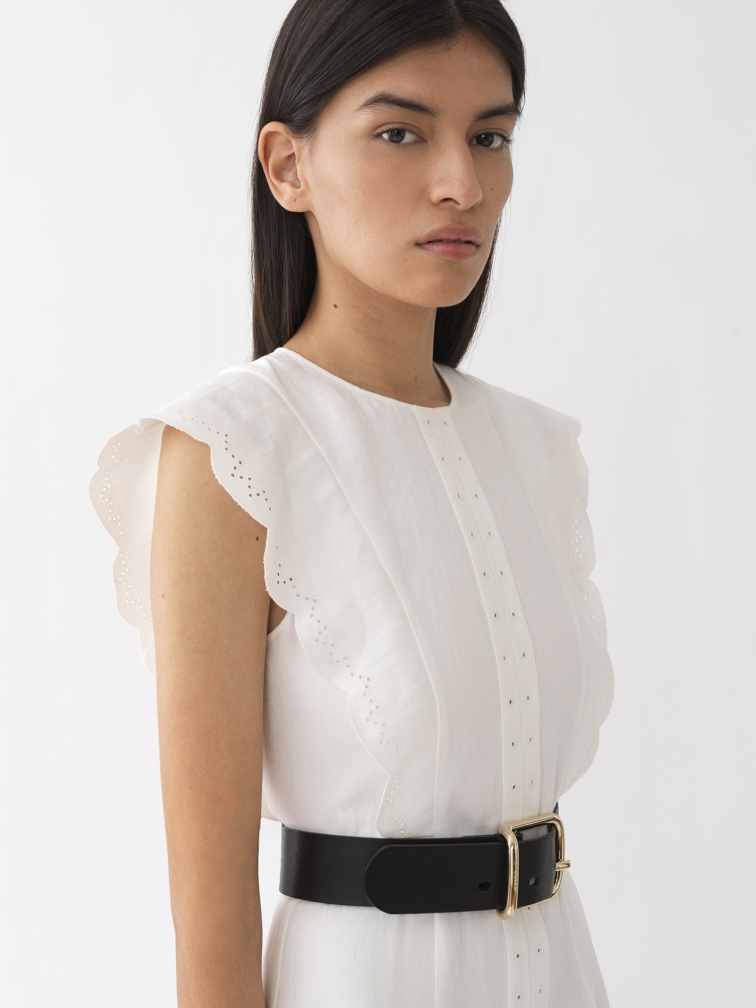 ANKLE-LENGTH FLARED DRESS - 6