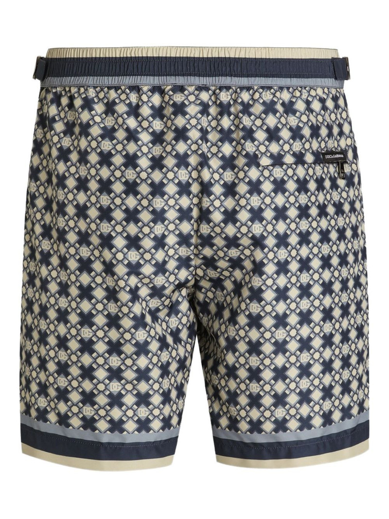 Dolce & Gabbana geometric-pattern swim shorts outlook
