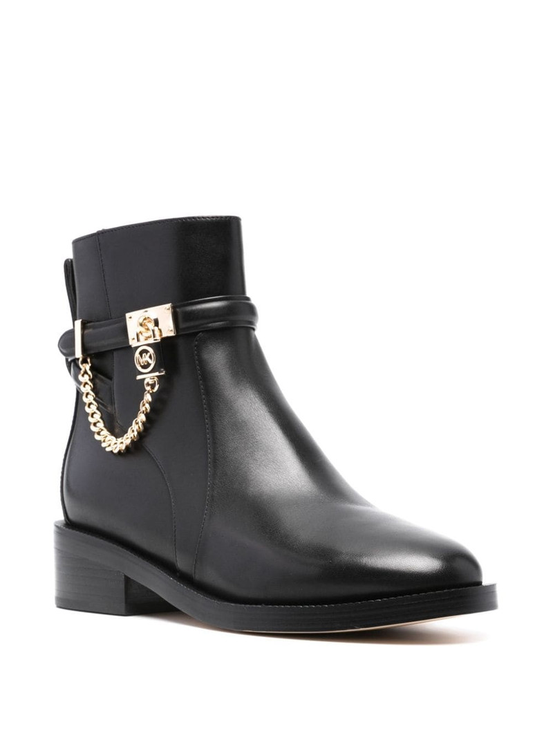MICHAEL KORS Hamilton 45mm leather boots outlook