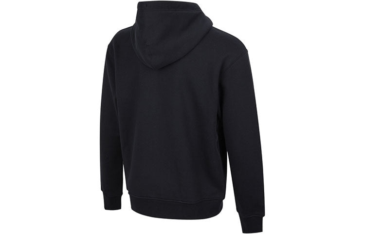Air Jordan Embroidered Fleece Lined Stay Warm Hooded Jacket Winter Men's Black Gift for Him DA9811-0 - 2
