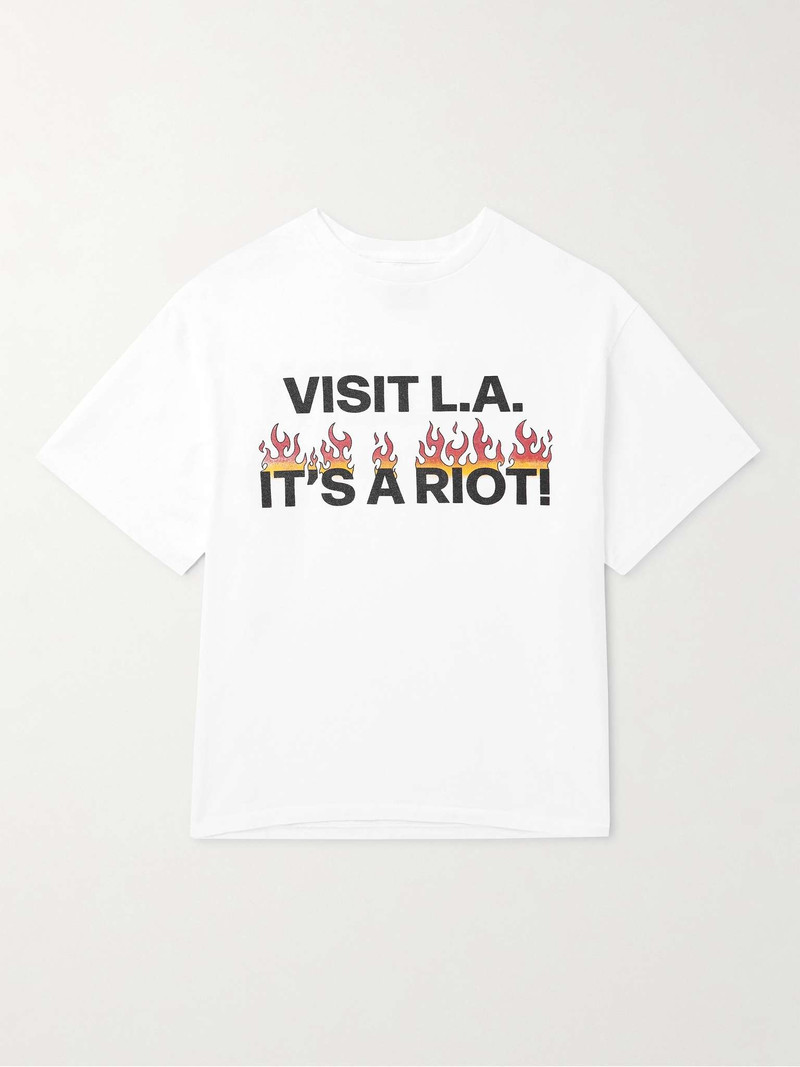 Logo-Print Cotton-Jersey T-Shirt - 1