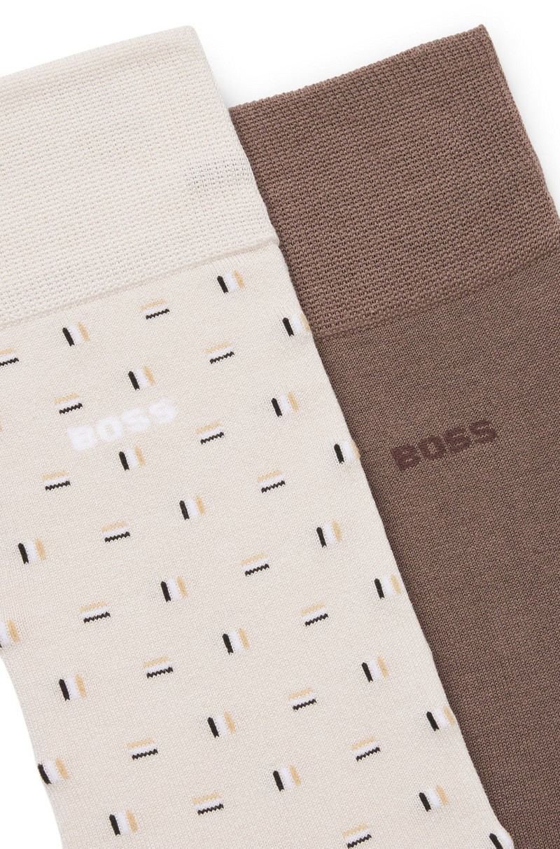 BOSS TWO-PACK OF REGULAR-LENGTH SOCKS IN A COTTON BLEND outlook