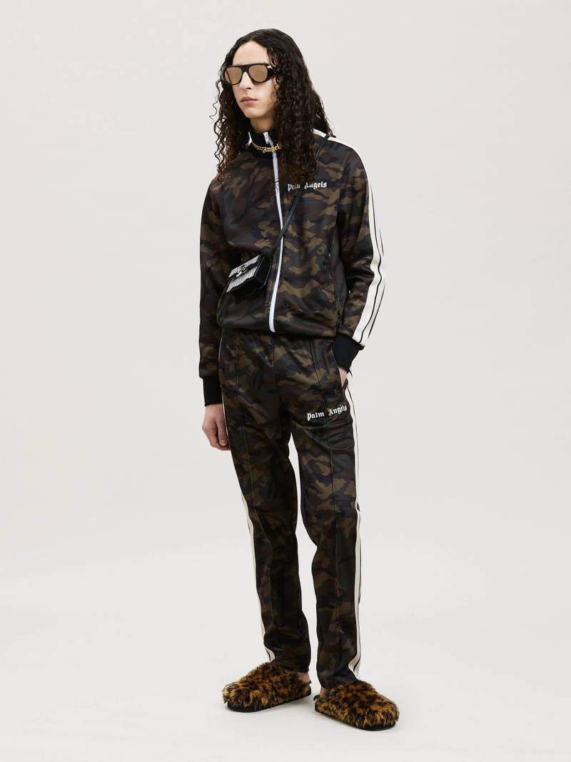 Palm Angels CAMO TRACK JACKET outlook