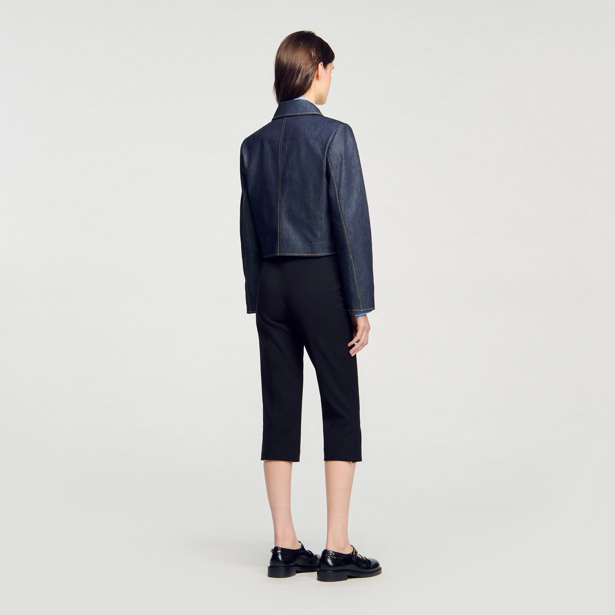 DENIM TAILORED JACKET - 5