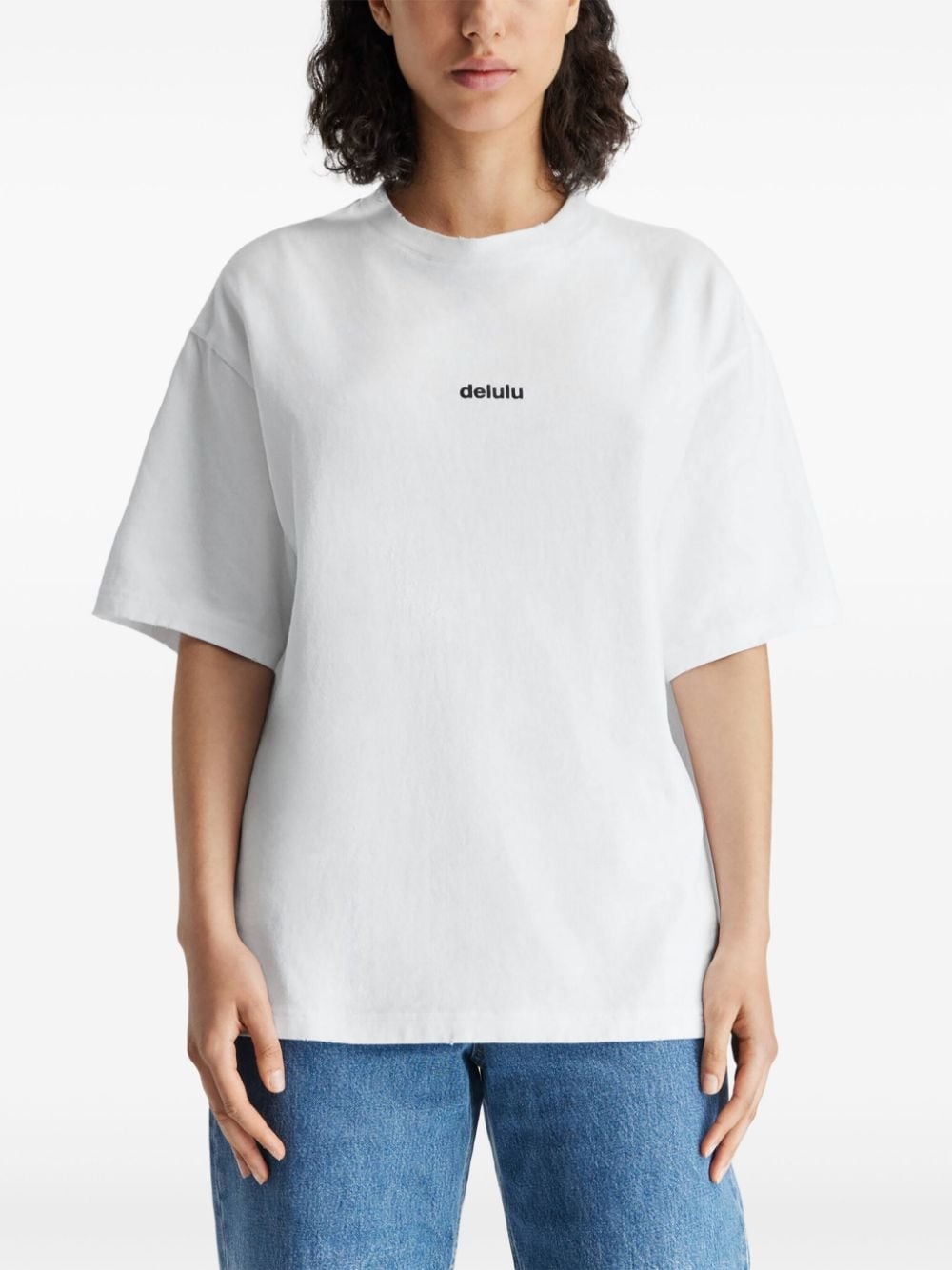 Delulu distressed T-shirt - 3