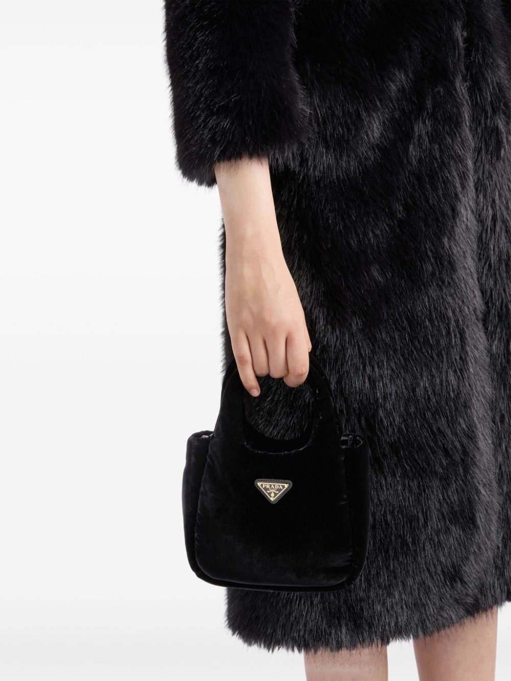 padded velvet mini bag - 3