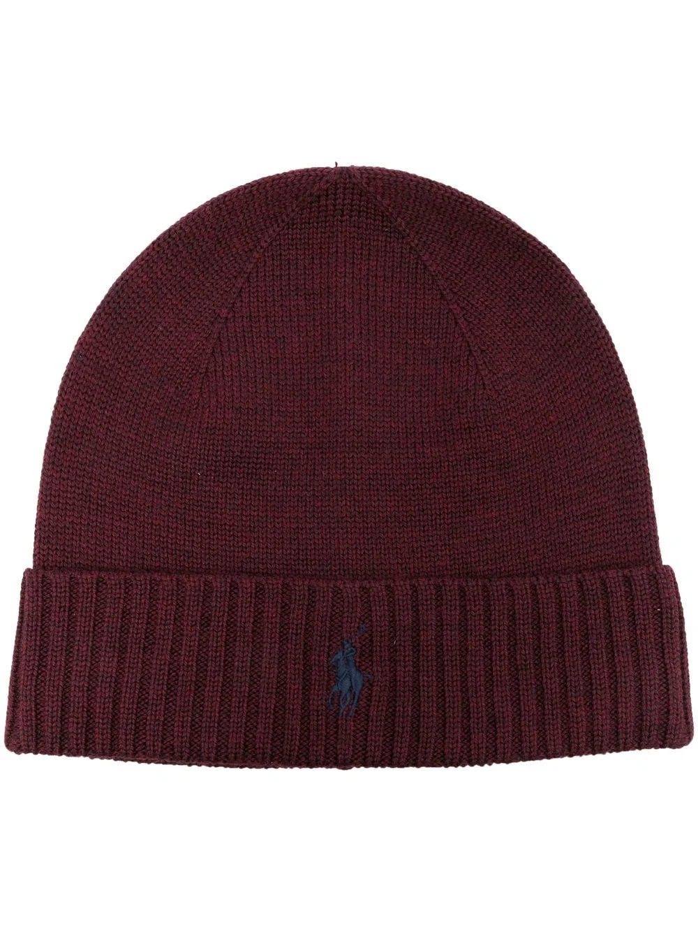 embroidered logo beanie - 1