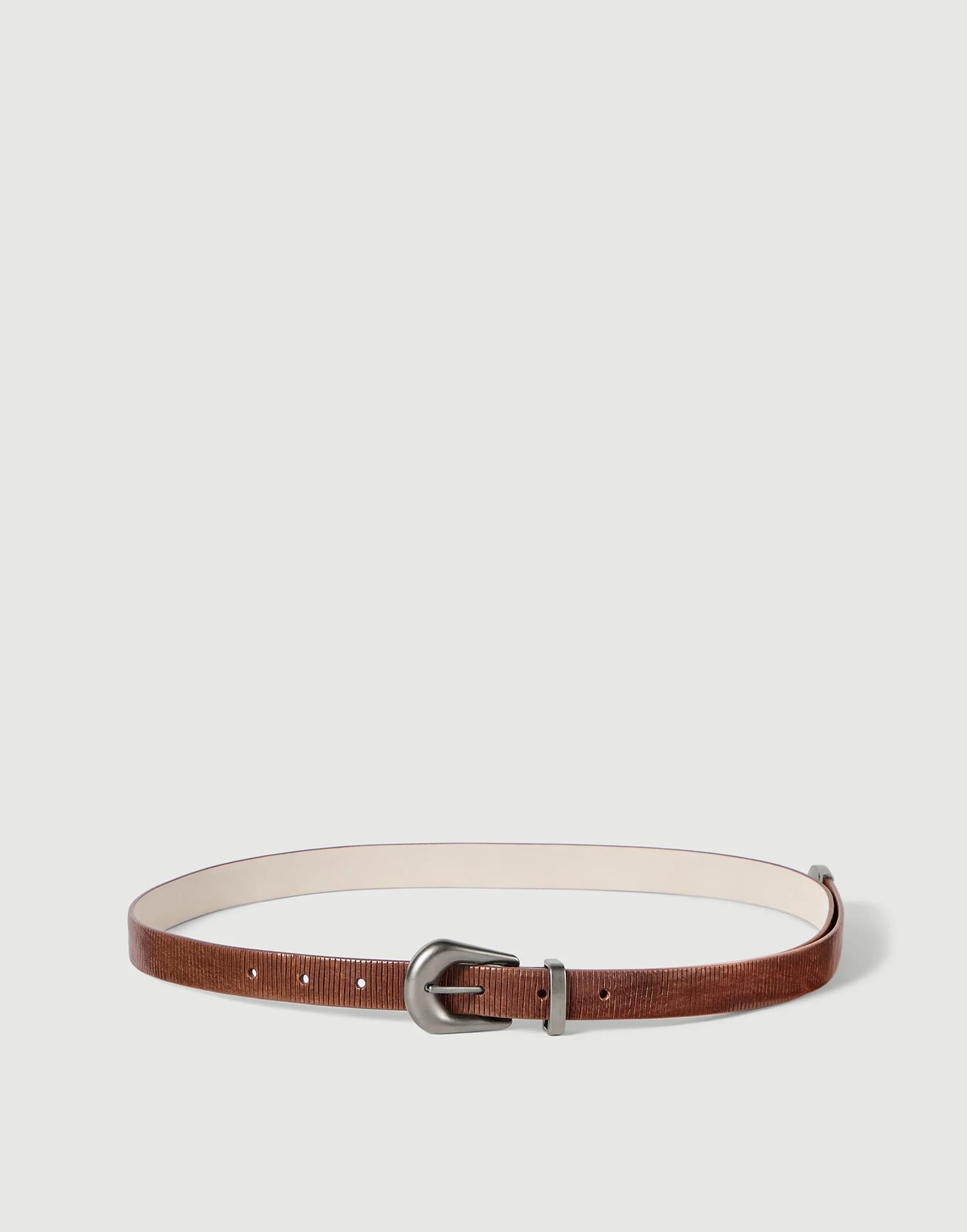Carved leather belt - 1