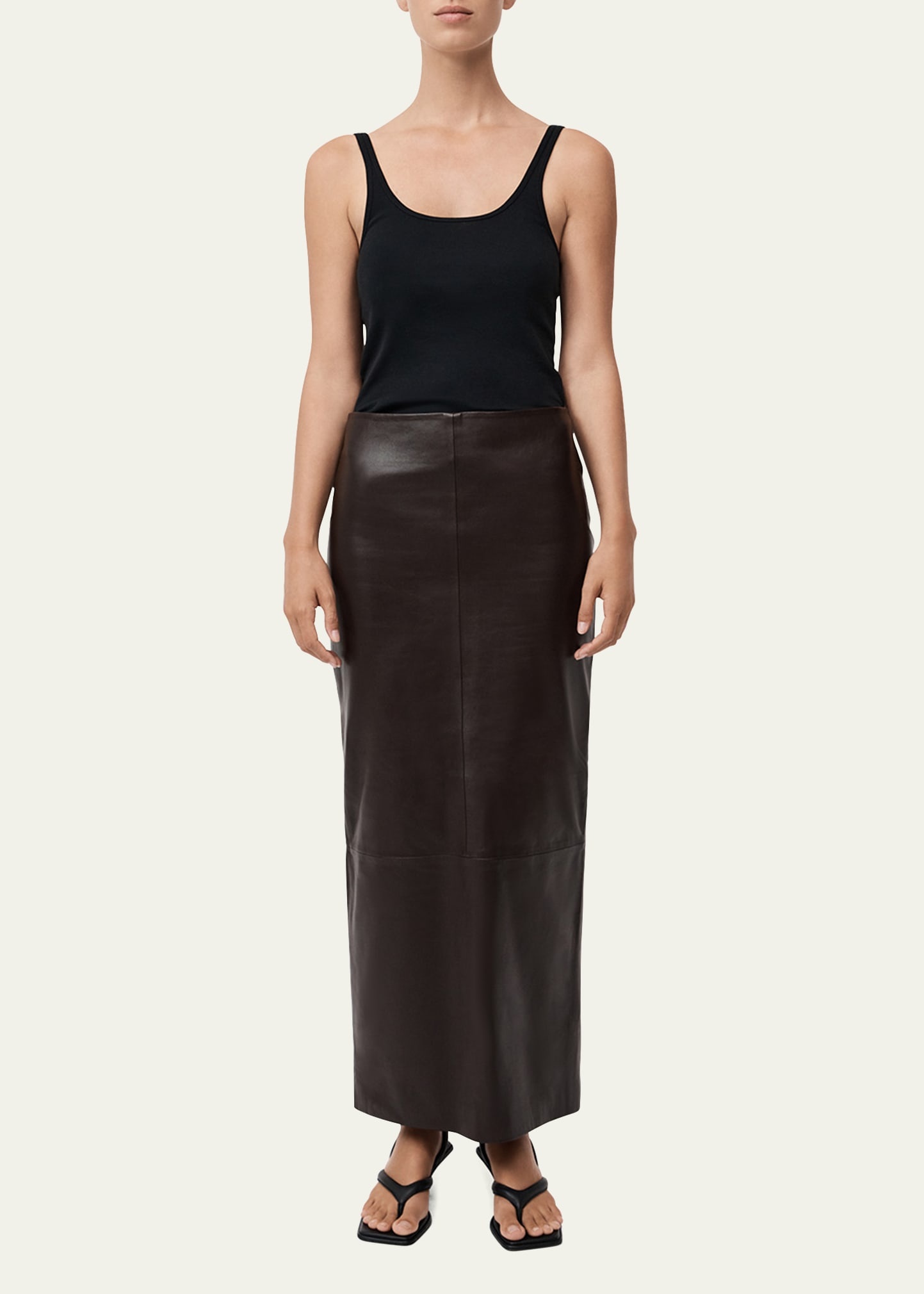 Organic Cotton Slim Scoop Tank Top - 2