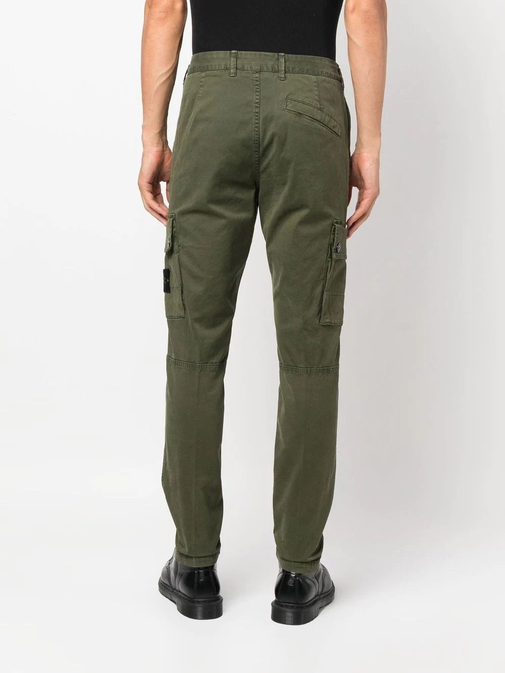 Compass-patch cargo trousers - 4