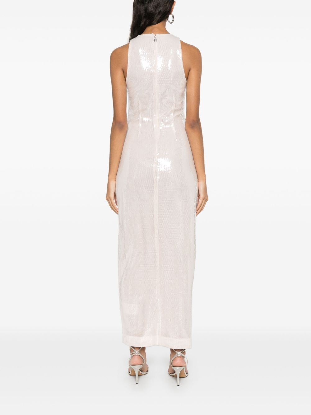 sequinned maxi dress - 4