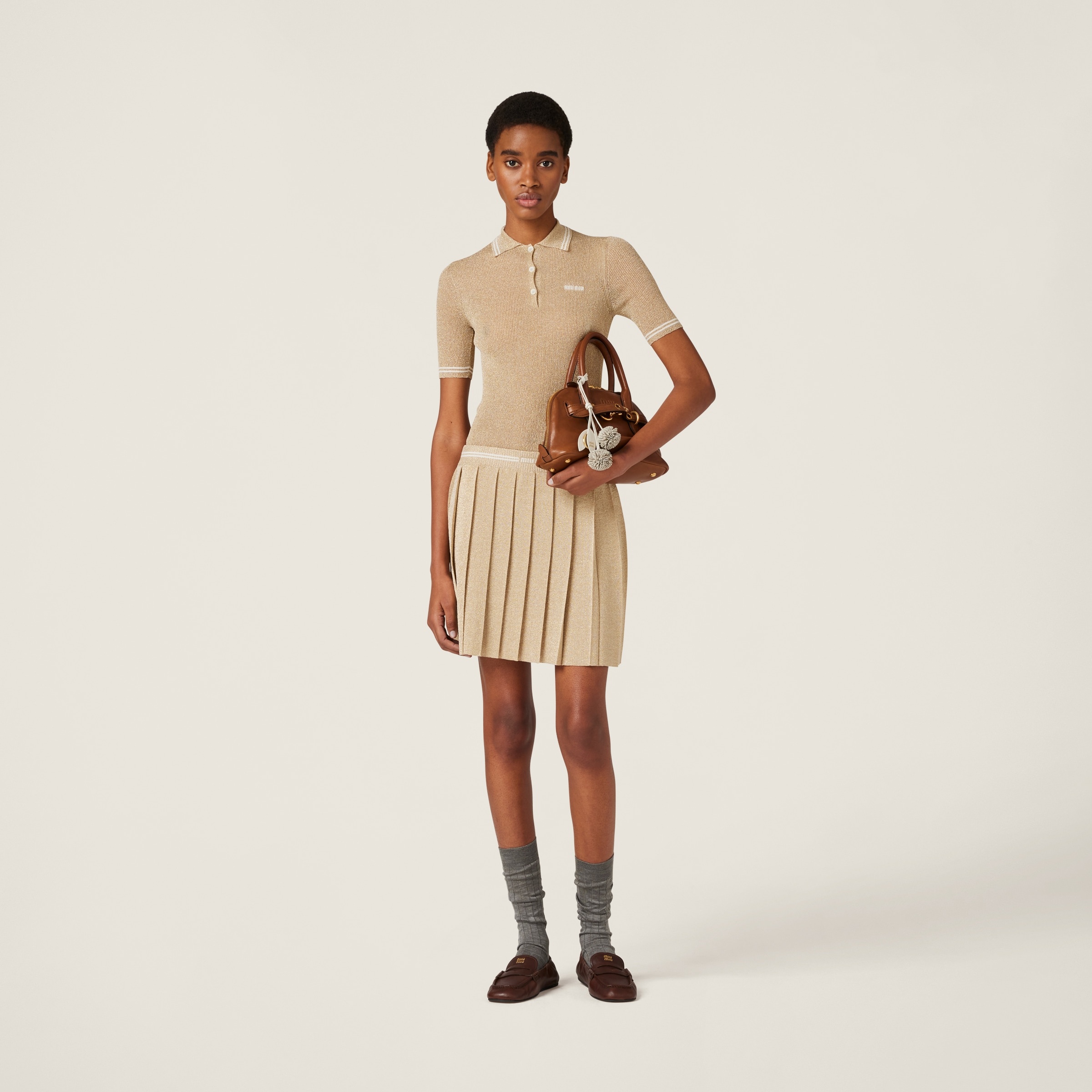 Lamé mini-skirt - 2