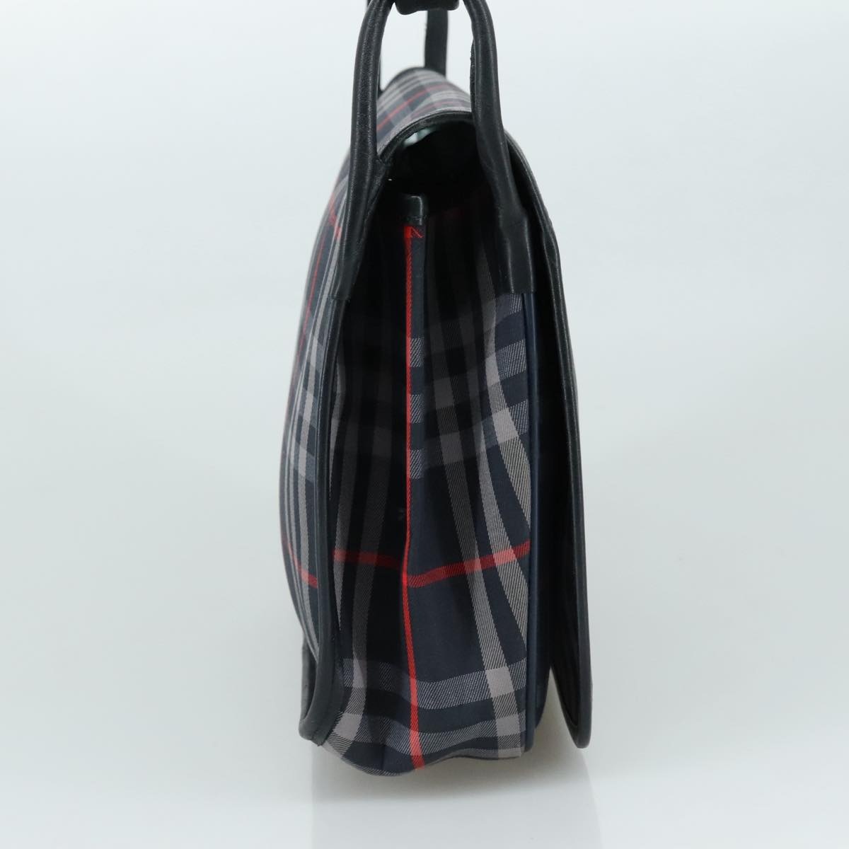 Burberry Nova Check Shoulder Bag Canvas Navy - 3