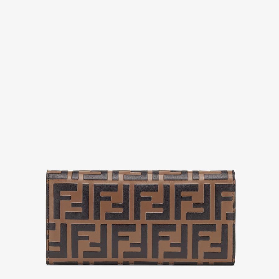 Brown leather wallet - 3