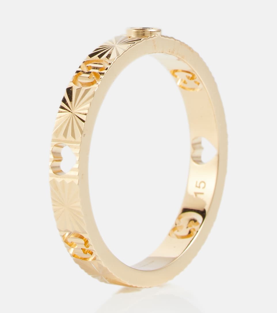 Icon 18kt gold ring with diamond - 4