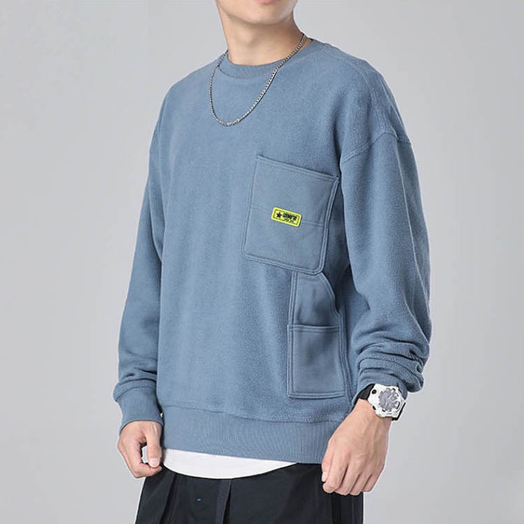 Converse Carpenter Crew Pullover Sweater 'Lakeside Blue' 10019956-A05 - 2
