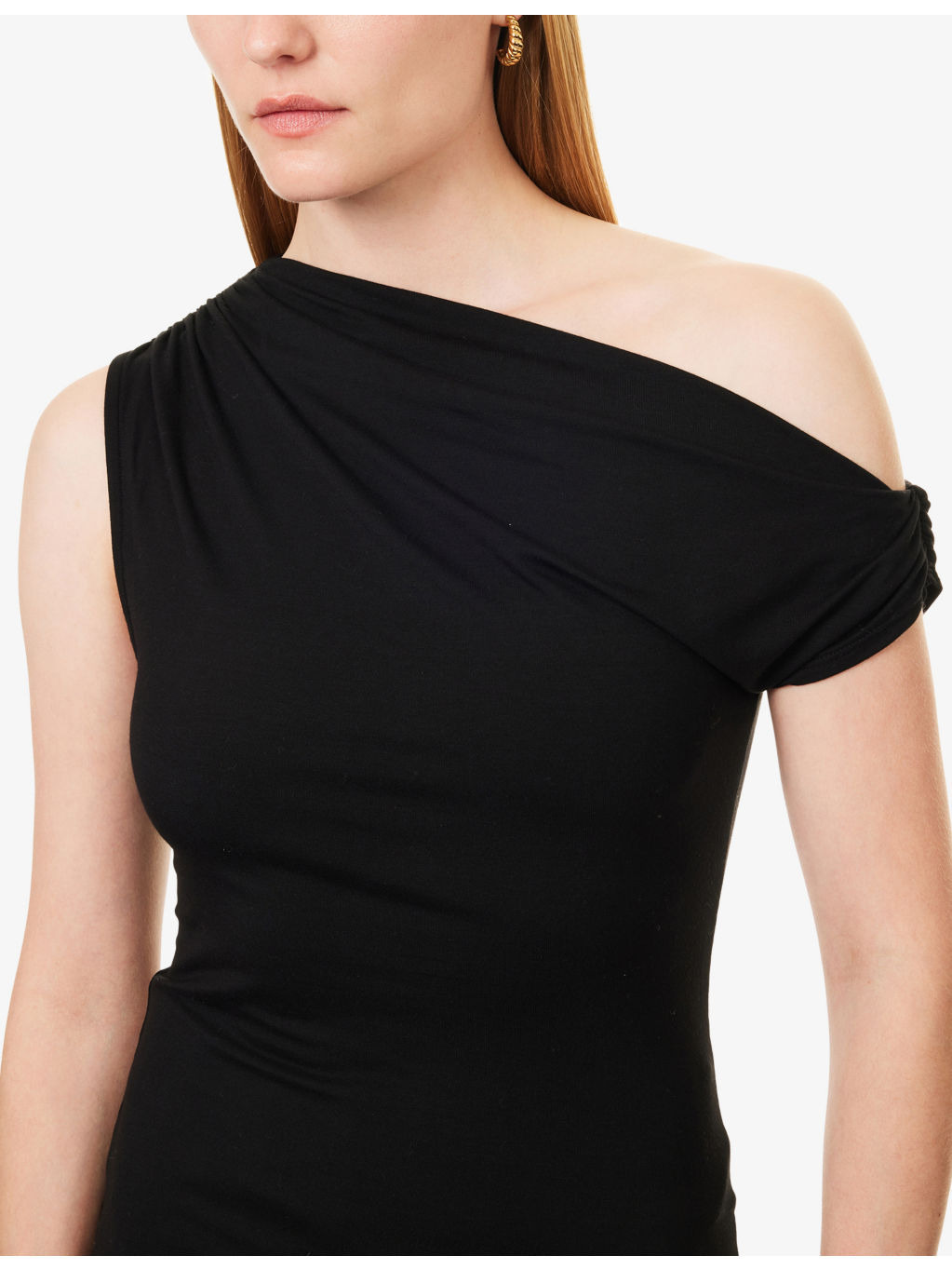 Belle Asymmetric Jersey Top - 5