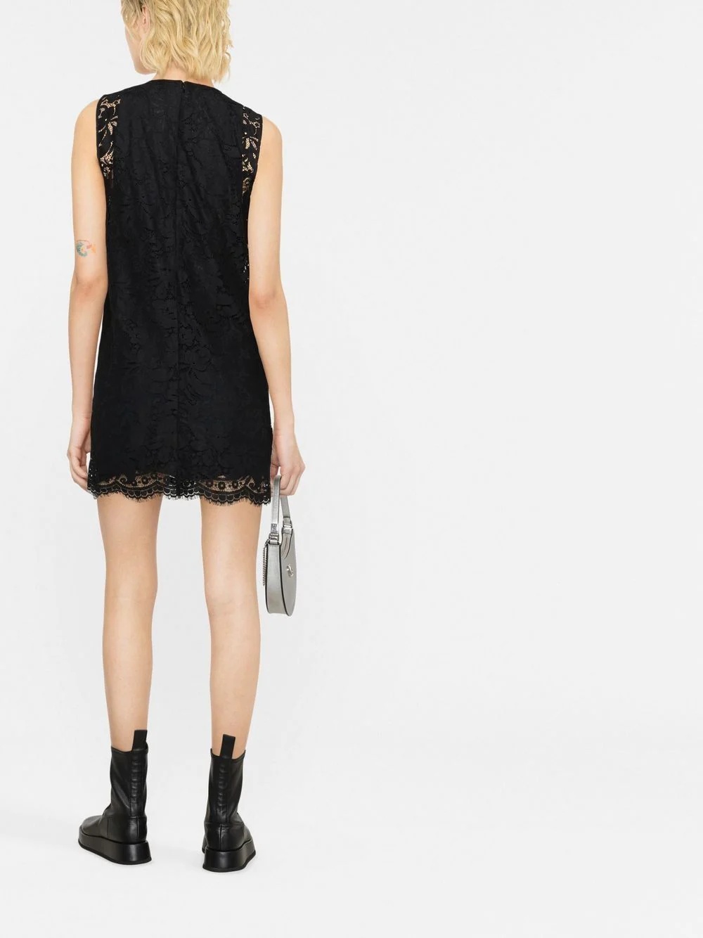 safety-pin sleeveless dress - 3