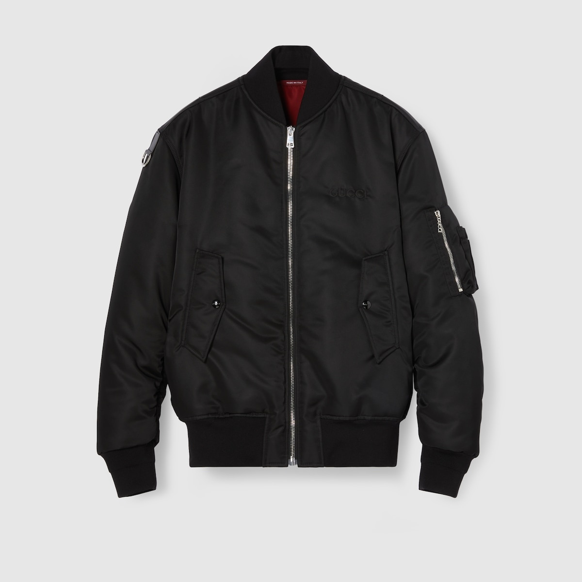 ジャケット・アウター Gucci Nylon Twill Bomber Jacket 24aw GUCCI Nylon twill bomber jacket | REVERSIBLE