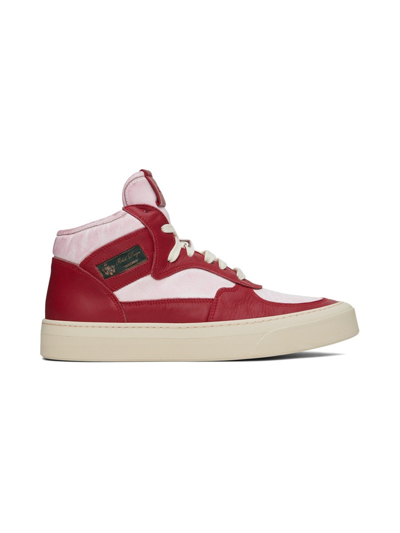 Red & White Cabriolets Sneakers 1