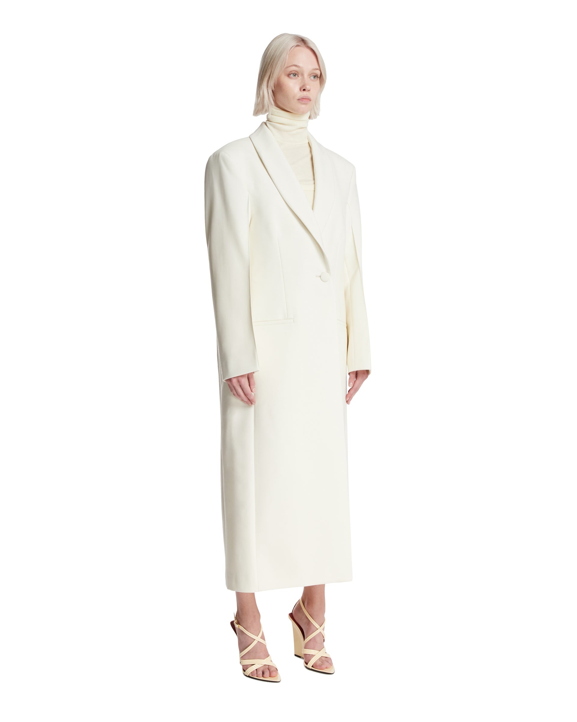 White Signature Opera Coat - 4