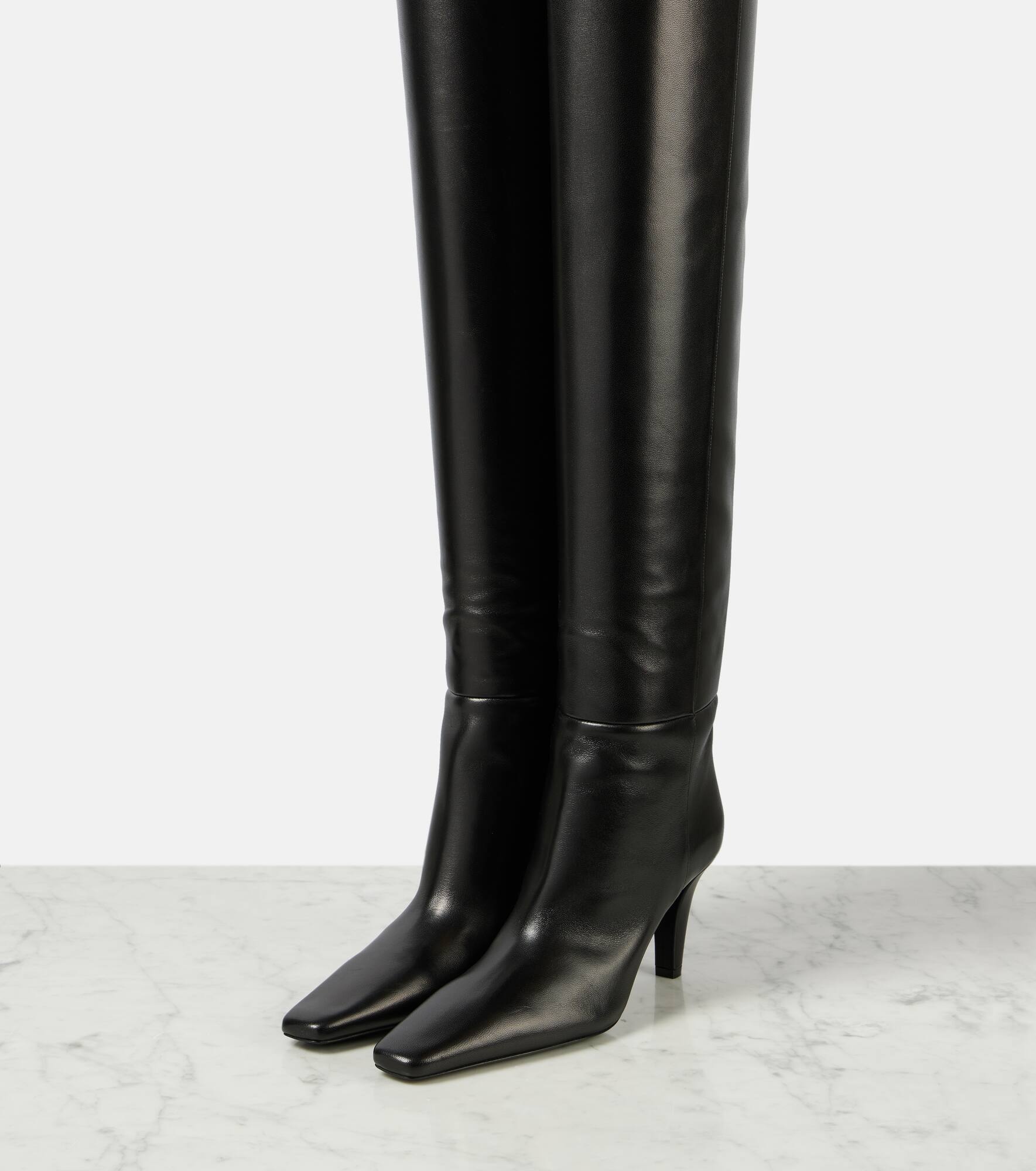Jill 75 leather over-the-knee boots - 4