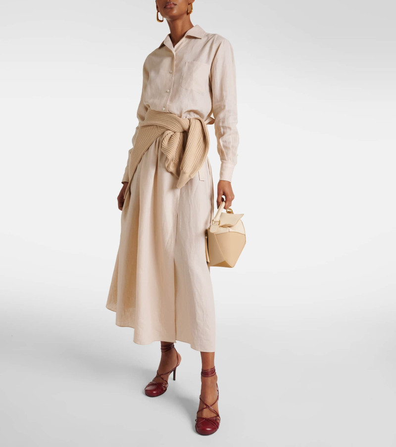 Loro Piana Linen midi skirt outlook