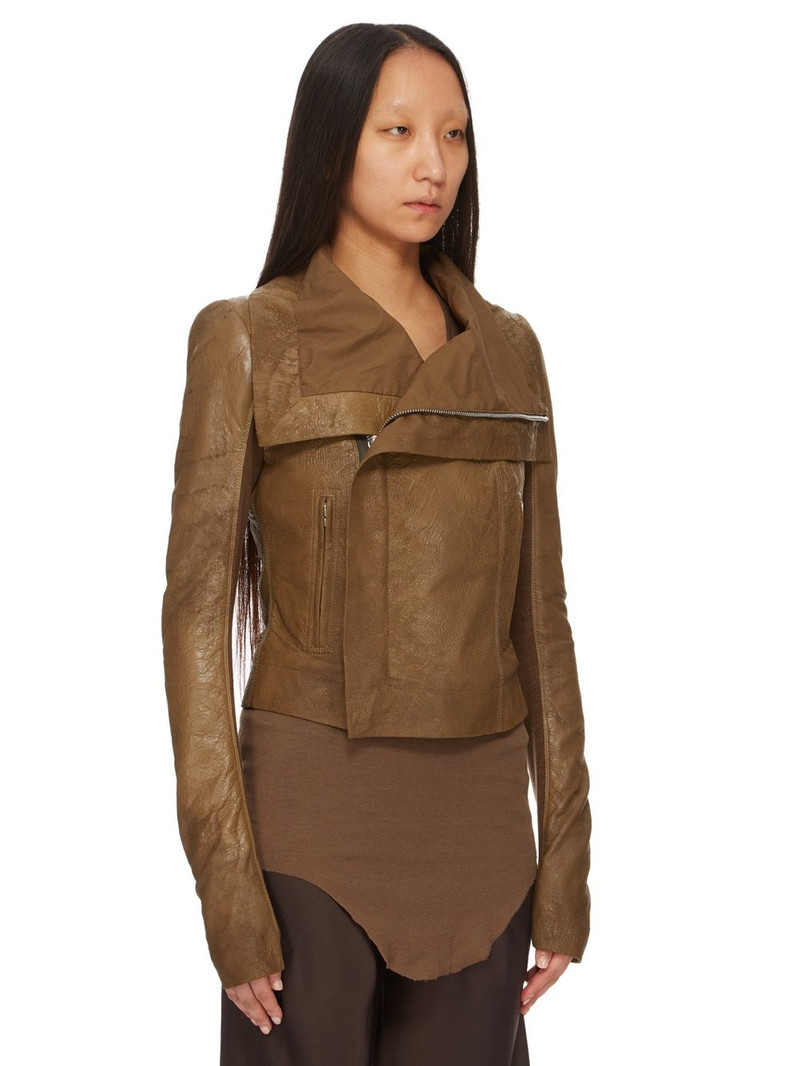 Asymmetric leather biker jacket 2