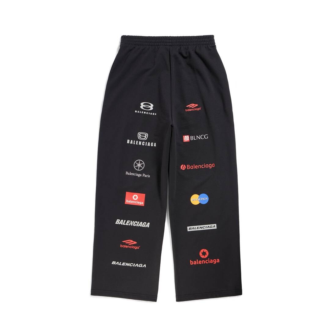 Super Destroyed Baggy Pants in Black